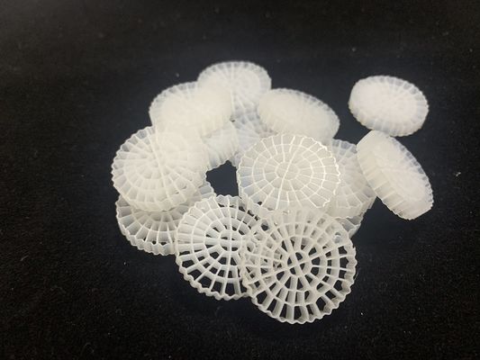 Y3 ISO9001 25X10mm White Color MBBR Bio Media 900m2/M3