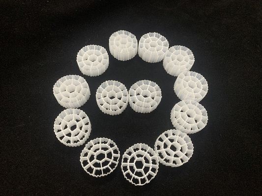White 0.98g/cm3 25X12mm K1 MBBR Media Fish Farming