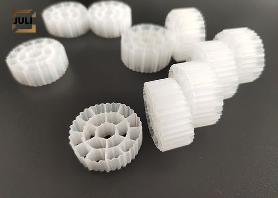 Plastic Aquarium Virgin HDPE Biological Filter Media Lower Energy Consumption