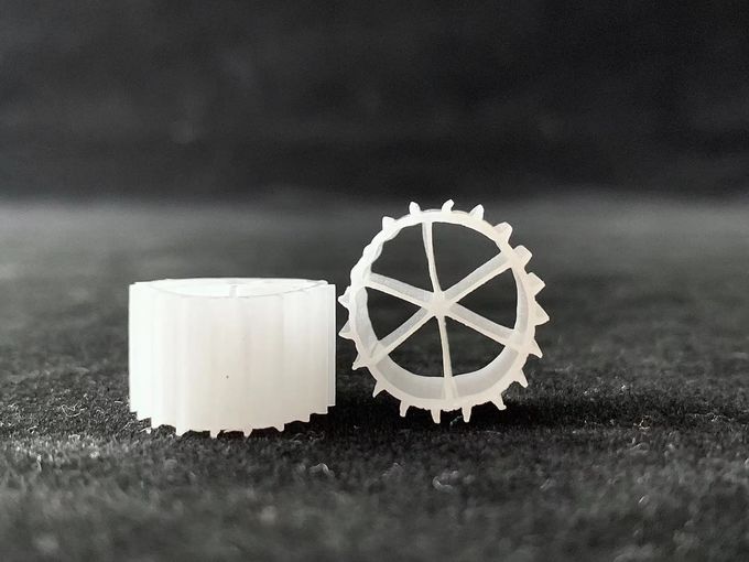 Y3 25X10mm متحرك سرير Bio Filter Media معالجة مياه الصرف الصحي 0