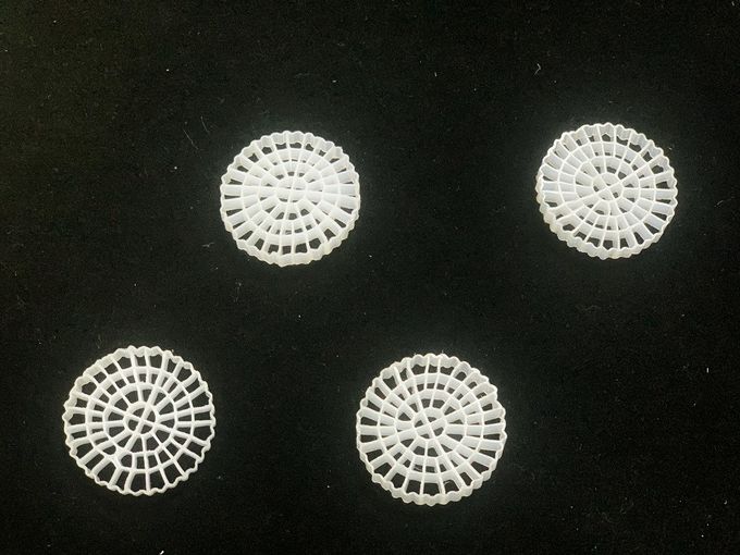 25X4mm Mbbr مساحة سطح الوسائط White Virgin HDPE 0