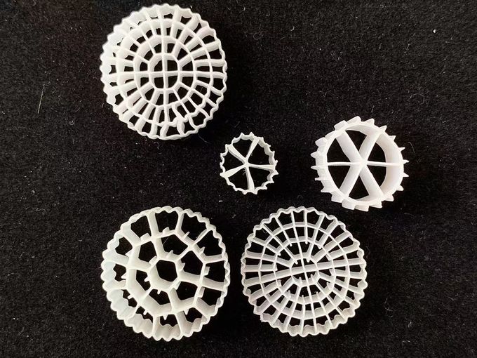 Y3 25X10mm متحرك سرير Bio Filter Media معالجة مياه الصرف الصحي 1